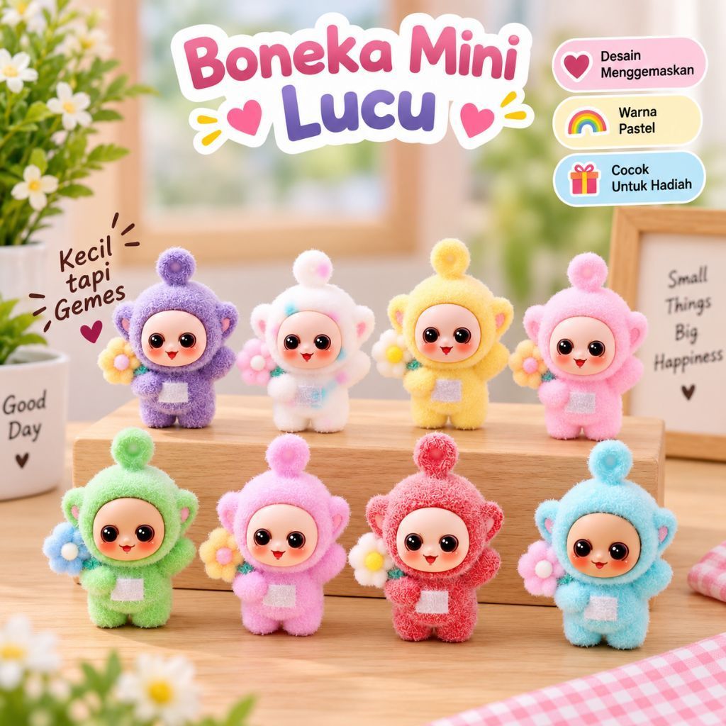 READY Figure Teletubbies Bunga Miniature Figure Teletubbies Bunga Teletubbies Flower