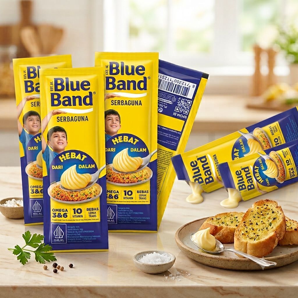 1 Renceng Margarin  Blue Band isi 6pcs - Praktis, Serbaguna