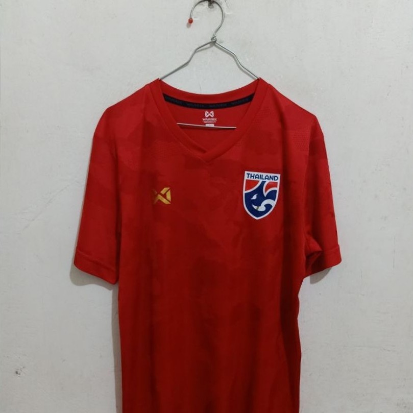 Jersey Timnas Thailand Training Merah Red 2021 2022 Original Warrix