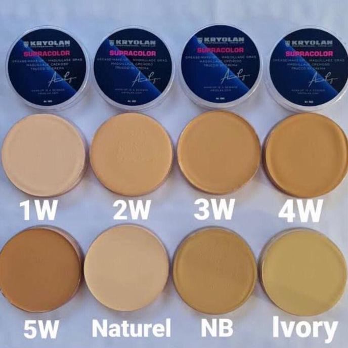 Kryolan Supracolor Foundation 55 Ml - Foundation Untuk Semua Jenis Kulit Dengan Hasil Natural Sempur