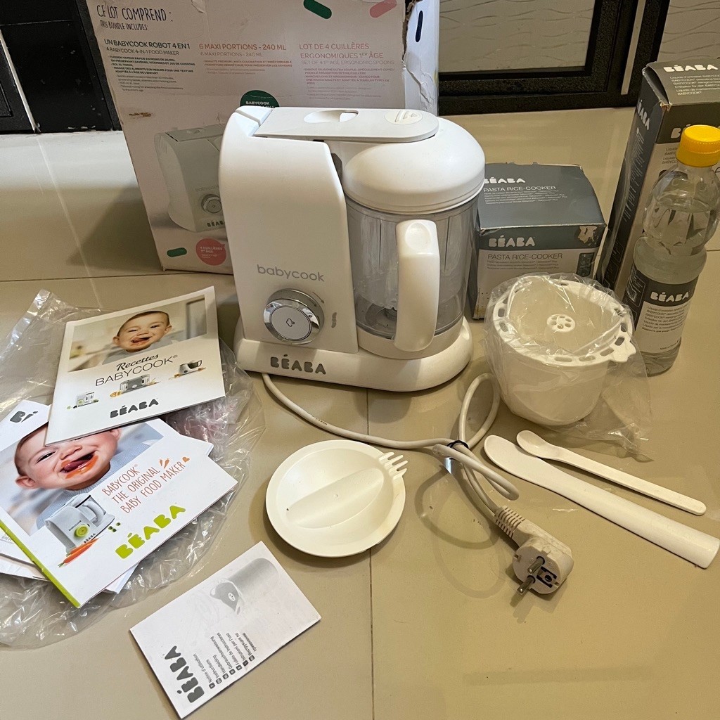Beaba Babycook Solo White Food Maker Processor Mothercare Elc Alat Masak Bayi Balita Mpasi Baby Seco