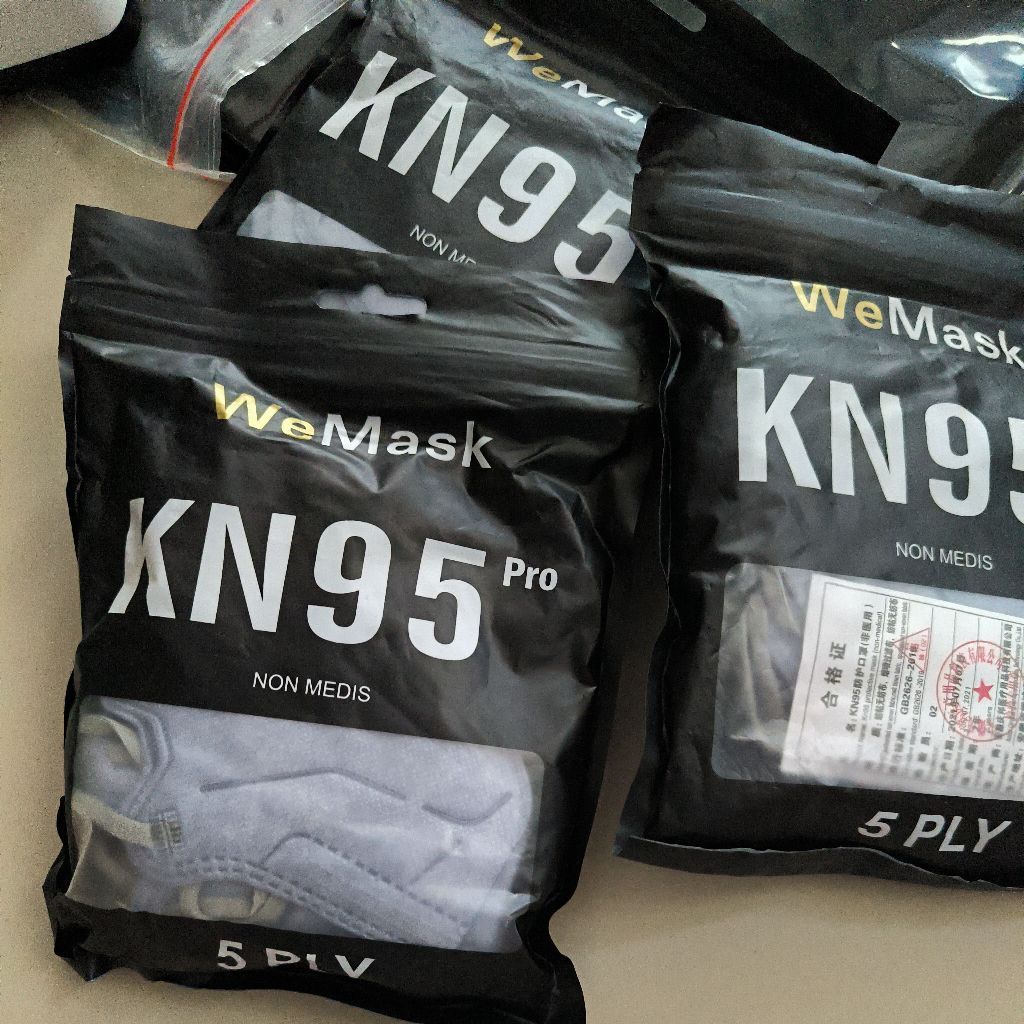 masker kn95 pro we mask tebal 5ply