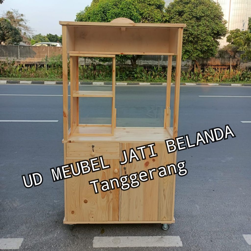 gerobak siomay. gerobak mie ayam. gerobak bakso