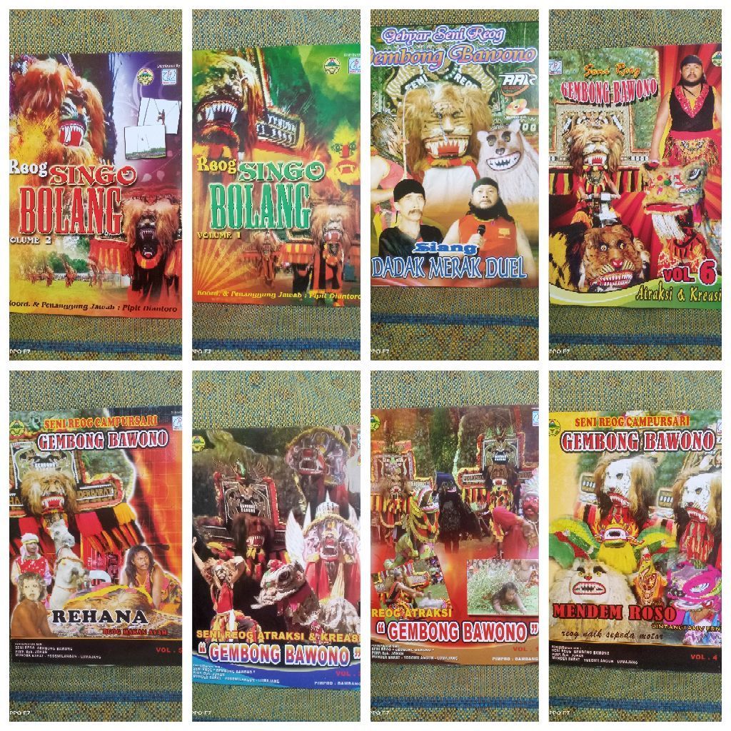 VCD REOG 8 MACAM VOL 1 RANDOM