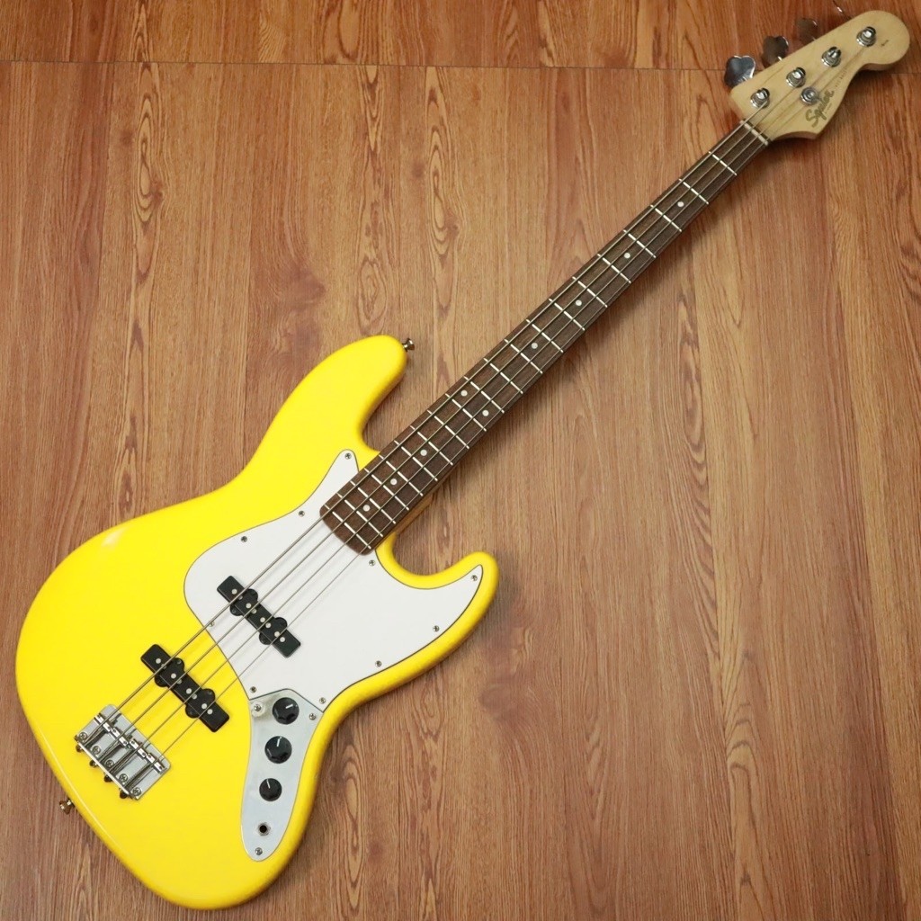 BASS SQUIER JAZZBASS AFFINITY GRAFITTY YELLOW ORIGINAL