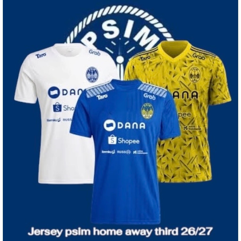 JERSEY PSIM YOGYAKARTA HOME AWAY THIRD TERBARU 26/27 custom kaos bola full printing