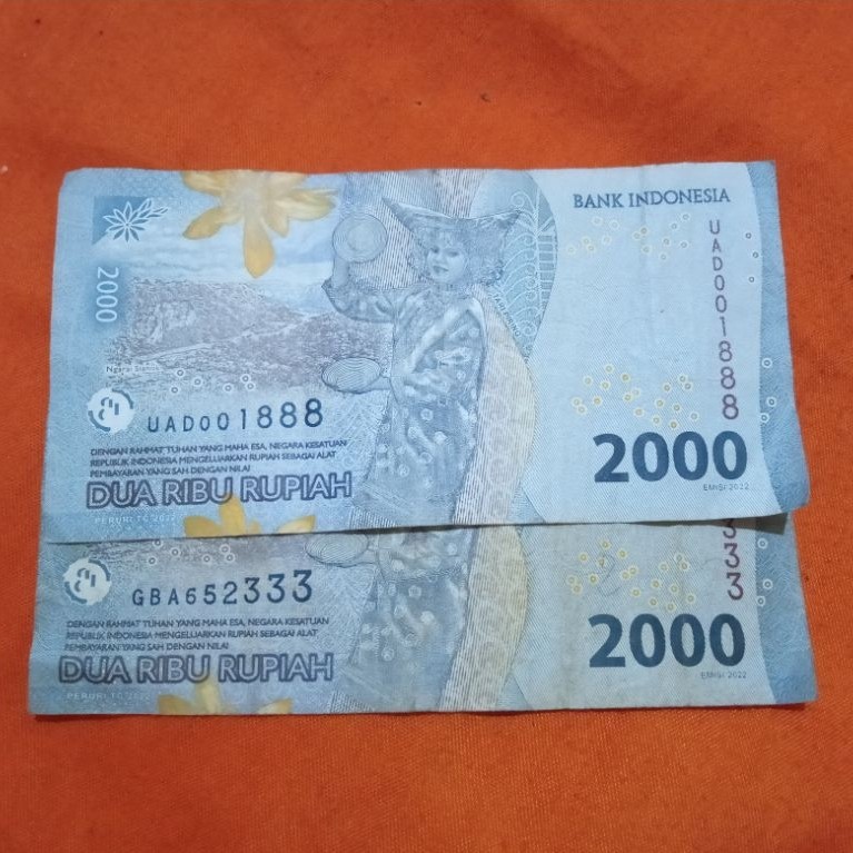 bibit uang hoki pecahan 2000