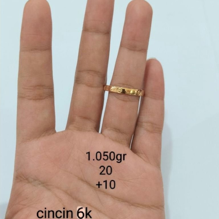 cincin emas 6 karat