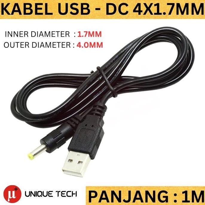 8Sanjayshopsss - KABEL USB DC 5V 4MM 4X1.7MM 4.0 MM FOR ADAPTER ADAPTOR ORANGE PI MINI PC PSP MI BOX