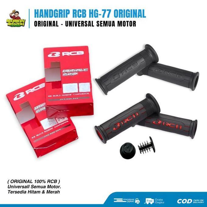 Promo Handgrip RCB Plus Jalu PCX Original Universal Vario Beat Scoopy Nmax Aerox Handlegrip RCB HG77
