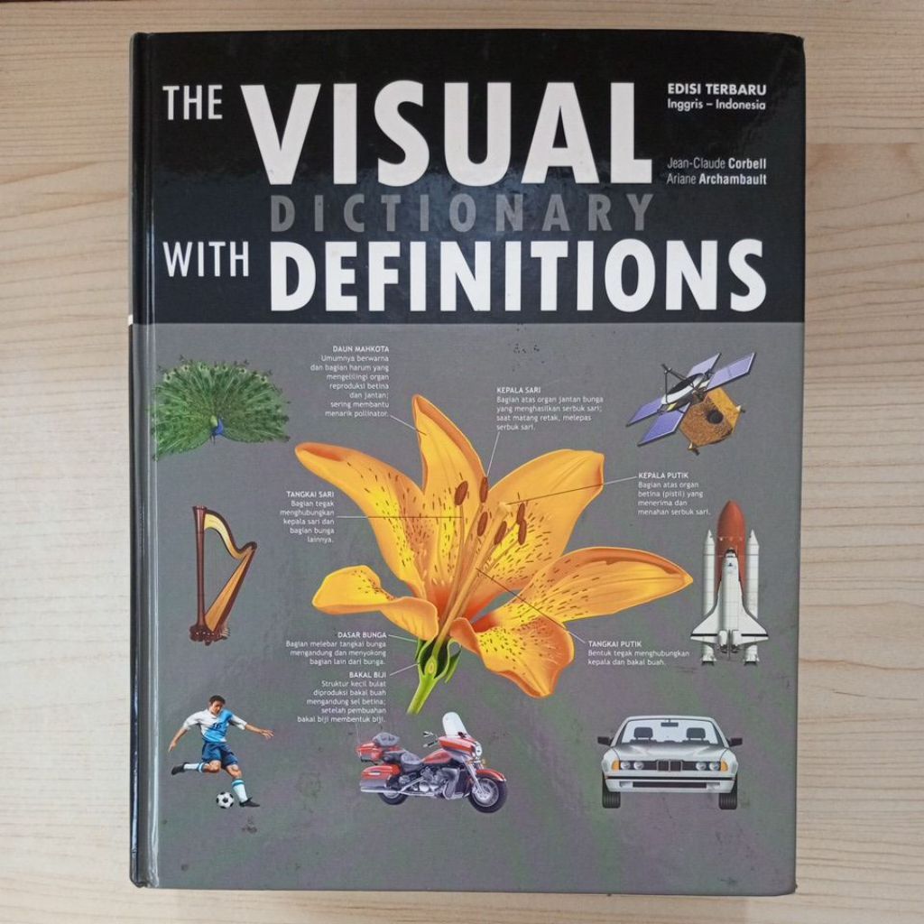 BUKU THE VISUAL DICTIONARY WITH DEFINITIONS EDISI TERBARU INGGRIS INDONESIA
