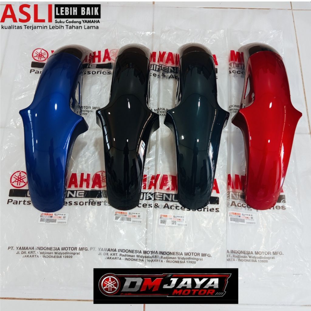 SPAKBOR DEPAN RX KING WARNA BIRU HITAM MERAH HIJAU ORIGINAL YAMAHA | 3RS-F1510-02-5X | 3RS-F1510-02-