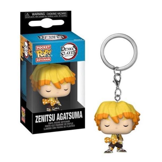 Prete - Mycollectionsid Funko Pocket Pop Keychain Gantungan Kunci Demon Slayer Zenitsu Agatsuma