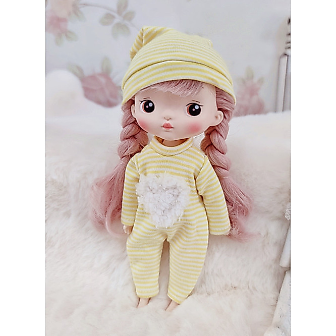 Monst Savage baby holala little fish body Pajama Jumpsuit CUTE KNIT set Dolls clothes 461584
