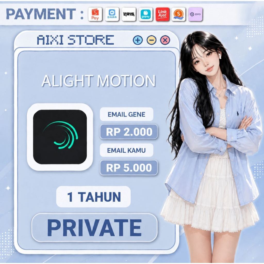 Alight Motion Premium Private 1 Tahun