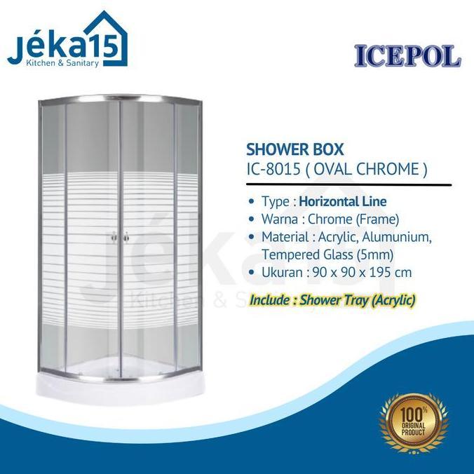 [Erma] Shower Box//Partisi Kaca Kamar Mandi//Kaca Shower Kamar Mandi