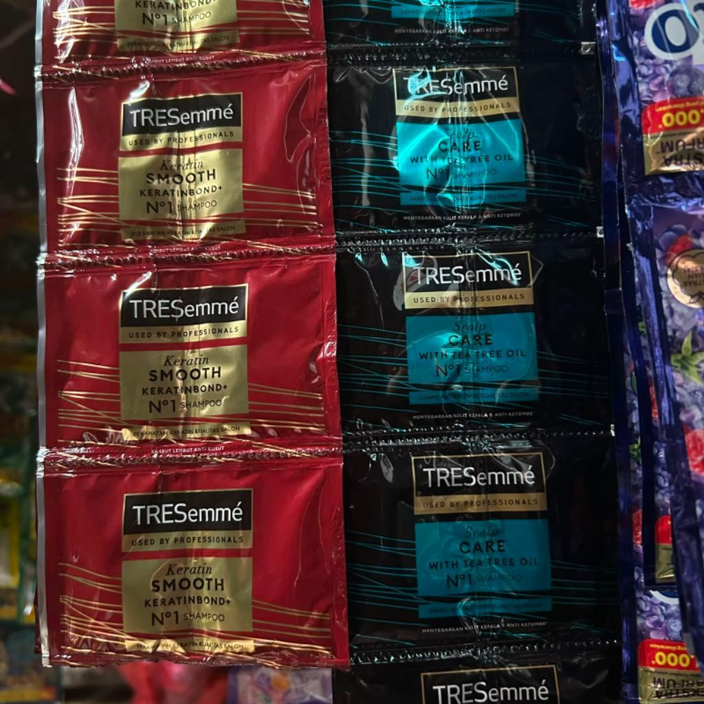 TRESemme shampo sachet /Rencengan