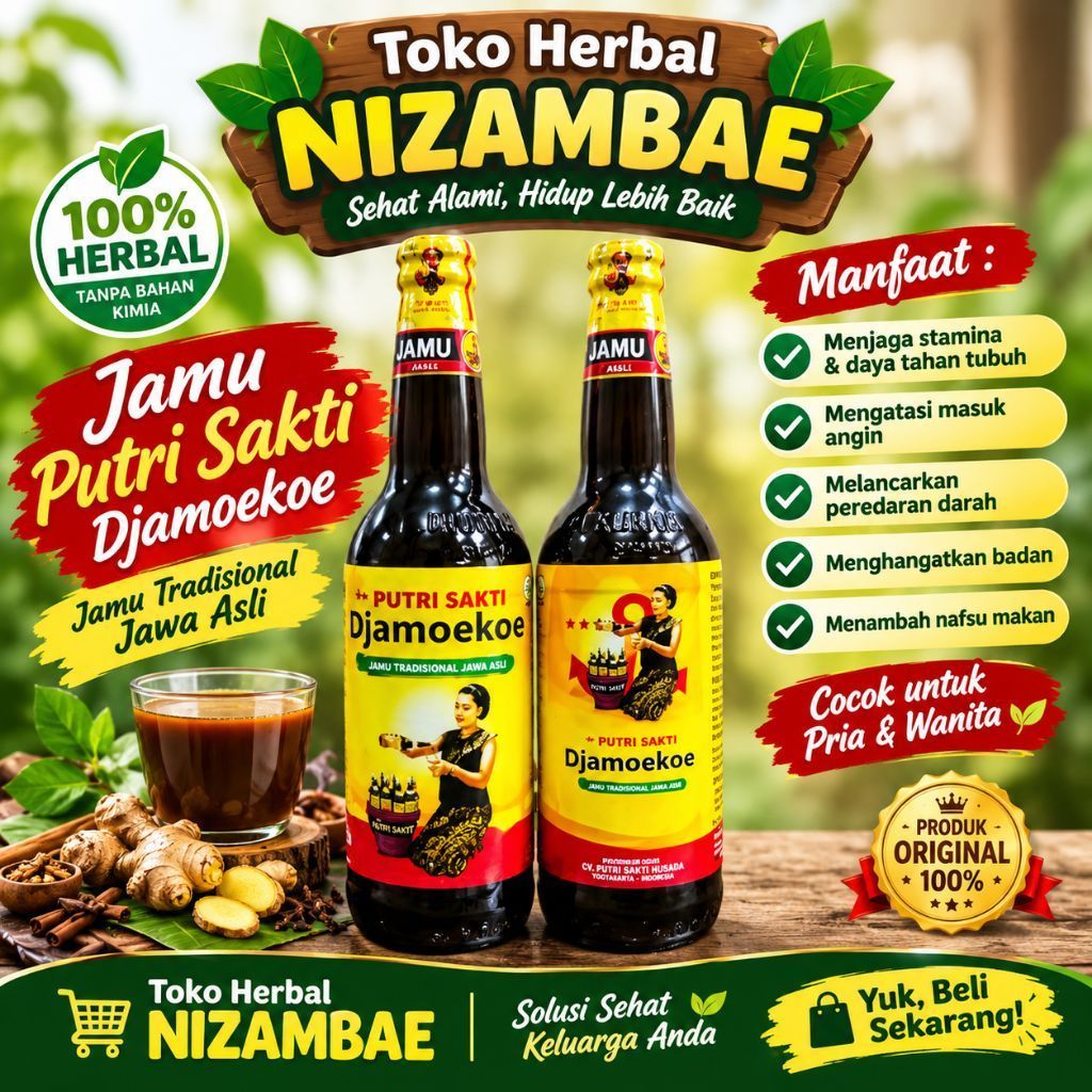 Djamoekoe Cap Putri Sakti / Jamu Putri Sakti Asli