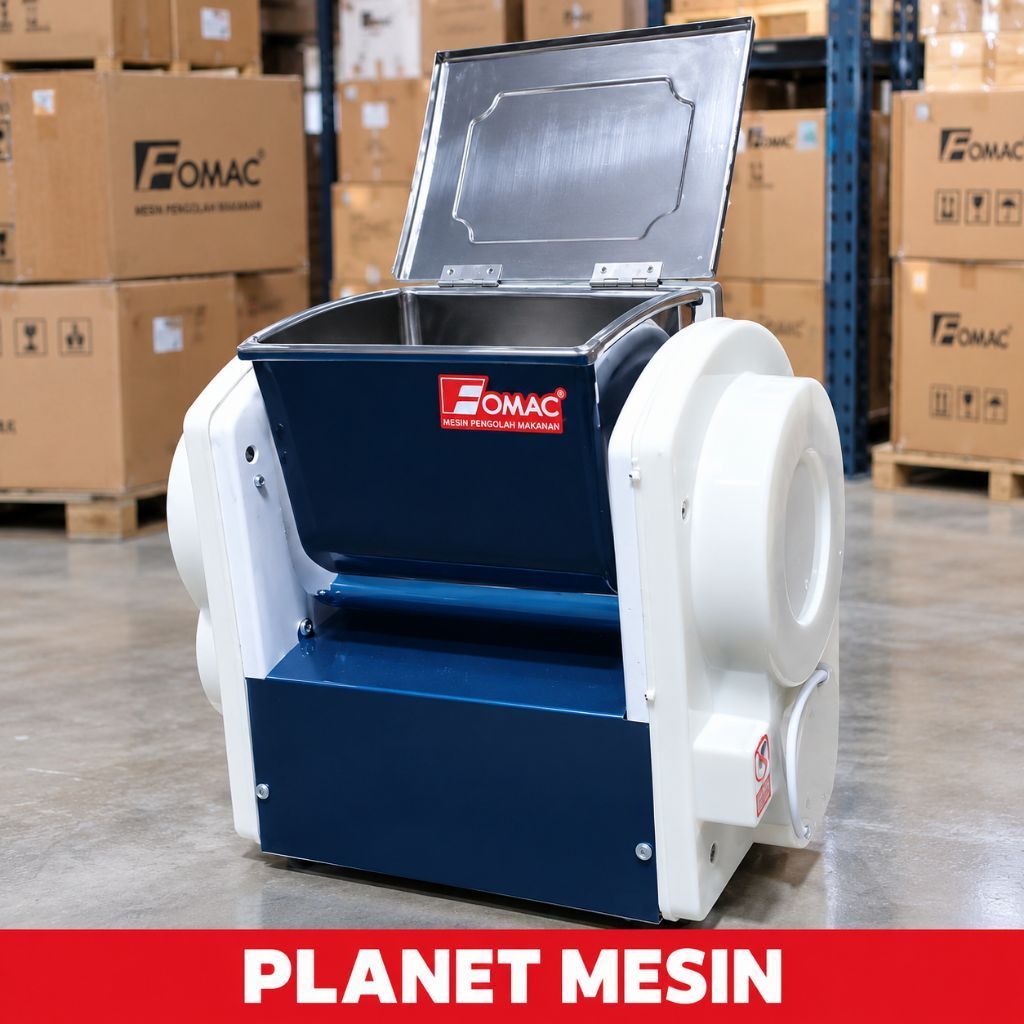 Mesin Pengaduk Adonan Mie/Mixer Horisontal Fomac HMX-H02
