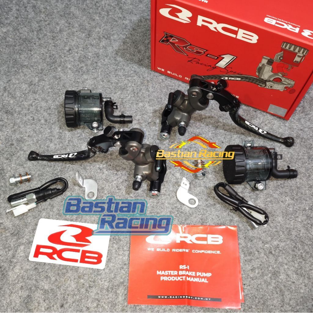 SET MASTER REM RCB ORIGINAL RS1 CARBON 14MM BEAT RS1 RCB VARIO 110 125 150 160 SCOOPY GENIO SPACY MI