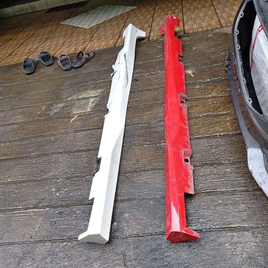 bodykit samping side skirt agya 2014 2015 2016 2017 2018 2019 2020 original copotan