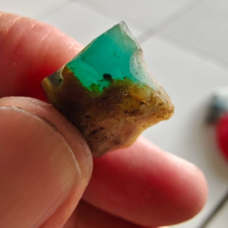 Natural Bahan Bacan Doko Kristal HQ Menawan Ngair Giwang 22,5