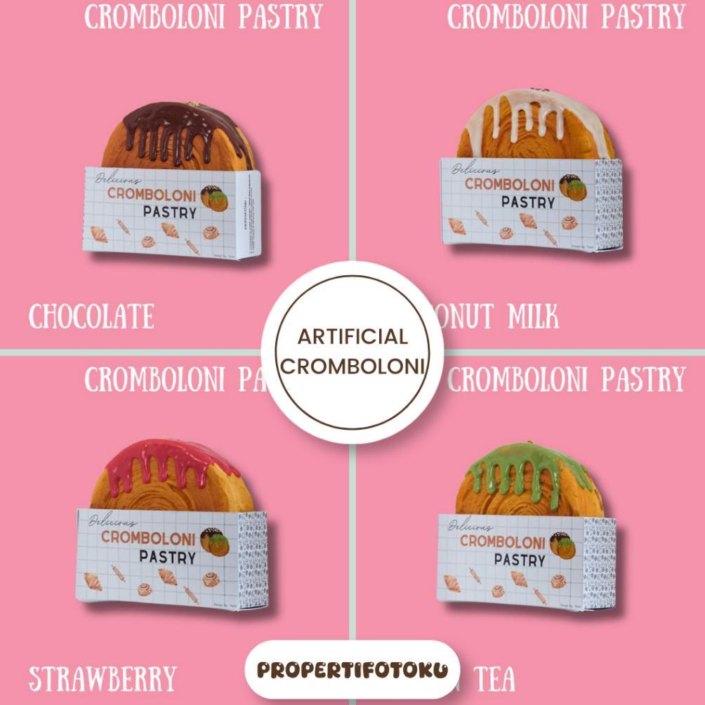 PROPERTIFOTOKU Artificial CROMBOLONI / Cromboloni Pajangan / squishy cromboloni