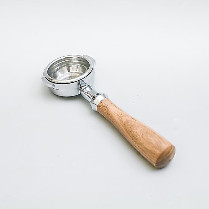Official Bottomless Portafilter 58Mm E61 Naked Portafilter E61 Espresso Group Head Wood Handle Vbm