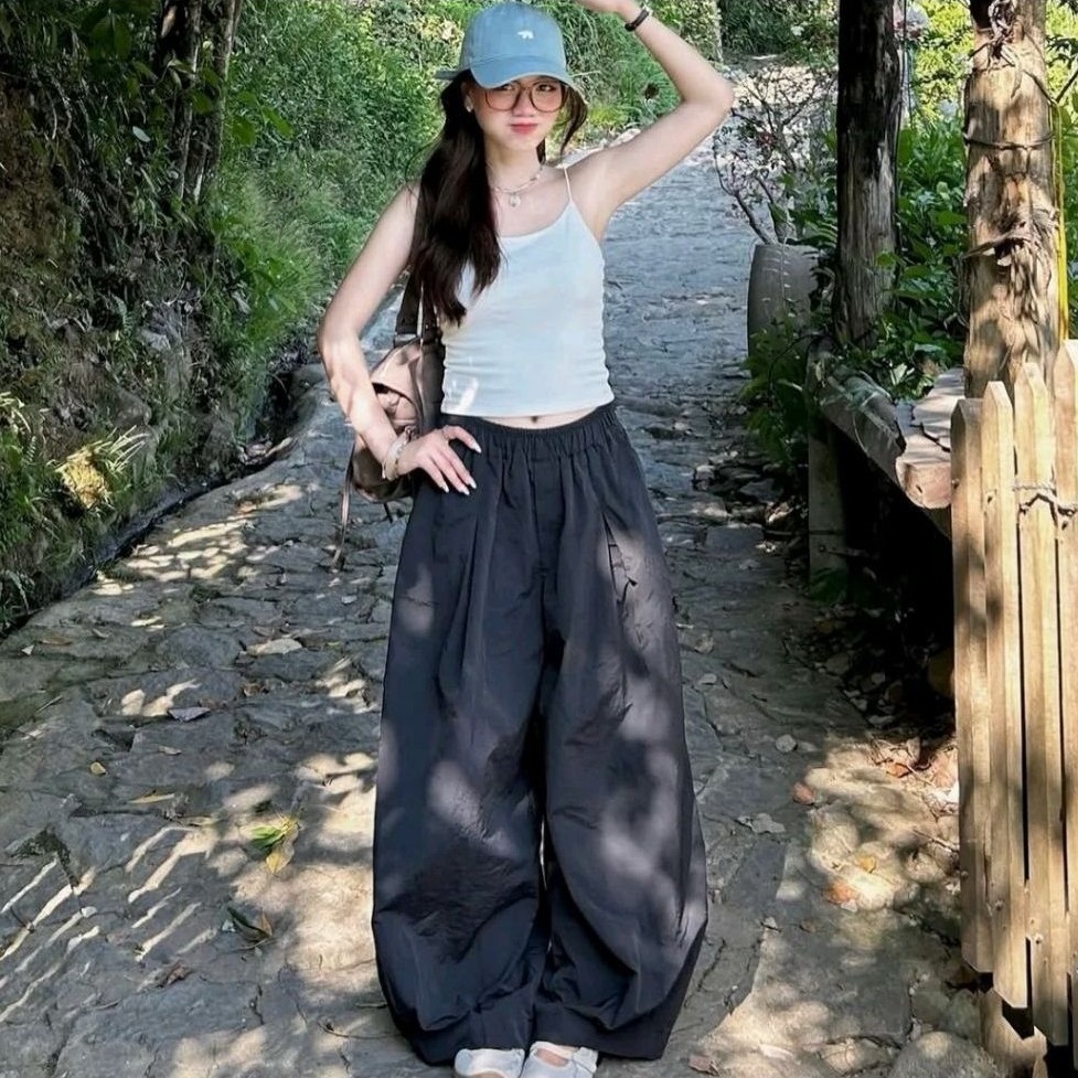 Aira Balloon Wide Pants - Barrel Pants - Celana Balloon - Barrel Pants - Wide Leg Pants