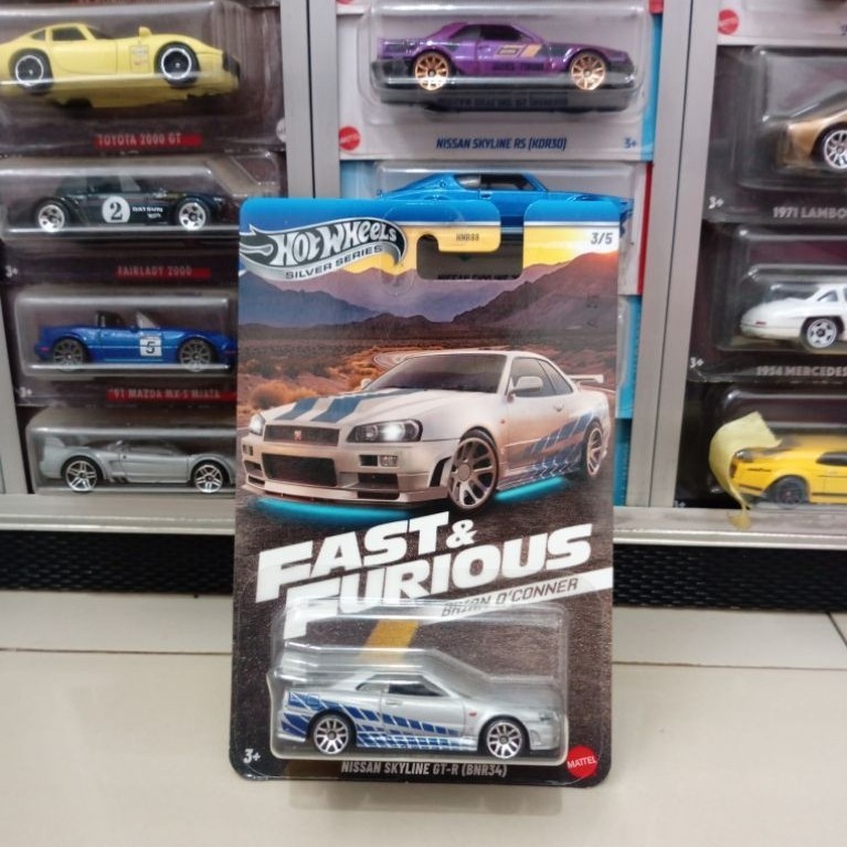 Hotwheels Fnf Brian R34 skyline