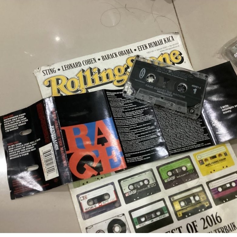 kaset pita RATM renegades