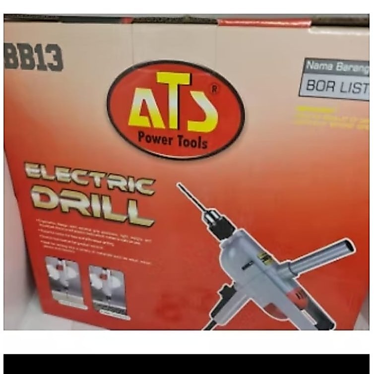 ( BB- 13 ) ATS BOR LISTRIK 13 MM BODY BESI