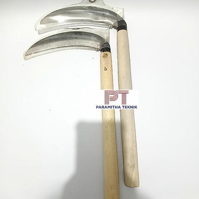 Tation- Sabit Arit Baja Hitam / Pisau Arit Sabit Lengkung Import