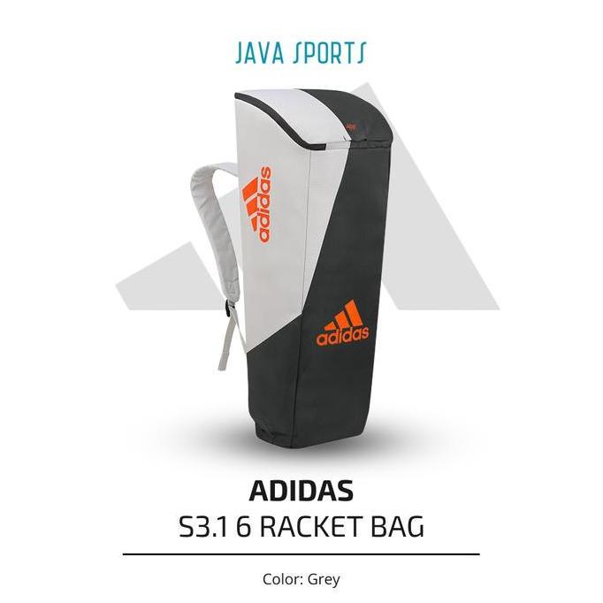 HARGA DISC - Tas Raket Bulu tangkis / Tenis Adidas VS3.1 6 Original Adidas Badminton / Tennis Racket