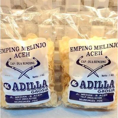 Emping Aceh Kualitas Super Emping Grade A Super Tipis Melinjo Aceh