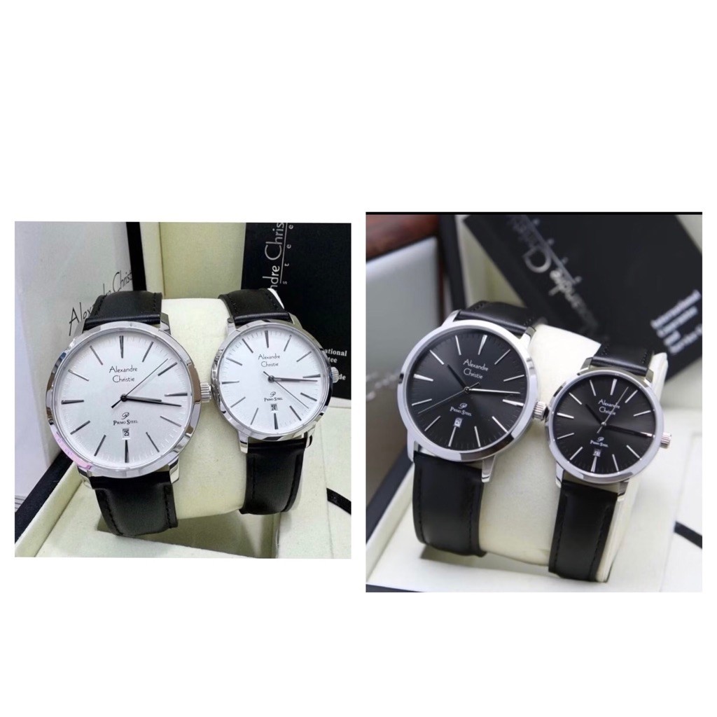 AC 1028 couple JAM TANGAN COUPLE ALEXANDRE CHRISTIE 1028MD - 1028LD / AC 1028 PRIMO STEEL [ORIGINAL]