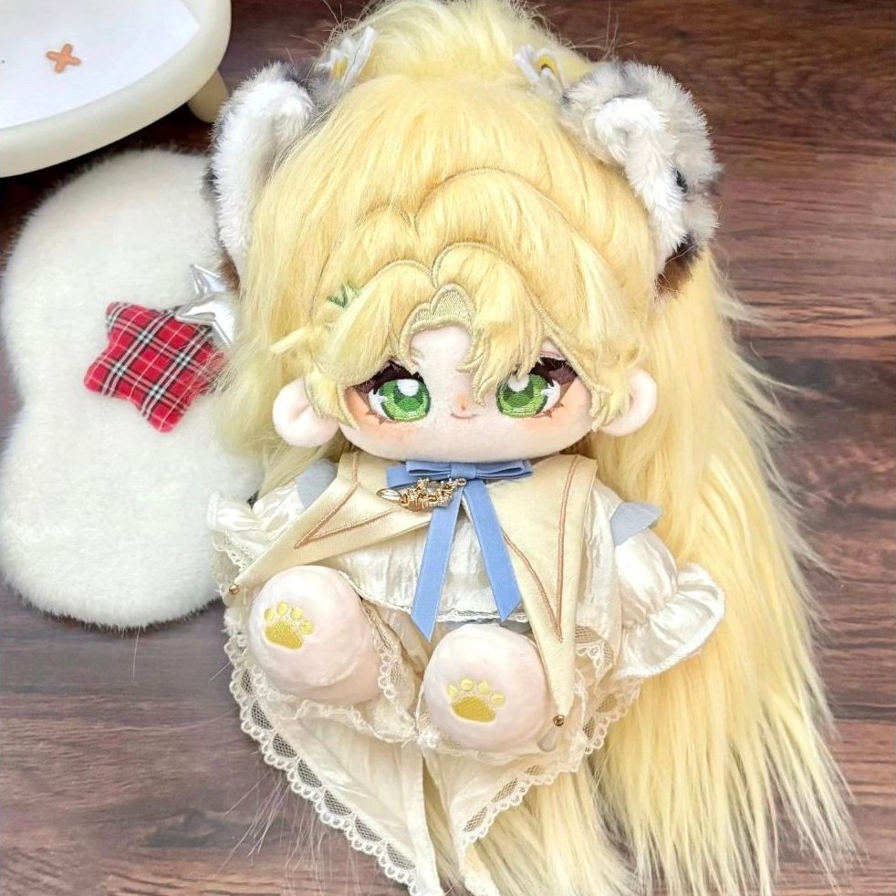 READY STOCK HONOR OF KINGS HOK [Fanmade] Plush Doll 20cm Naked Feyd (doll+bone+ears+tail)