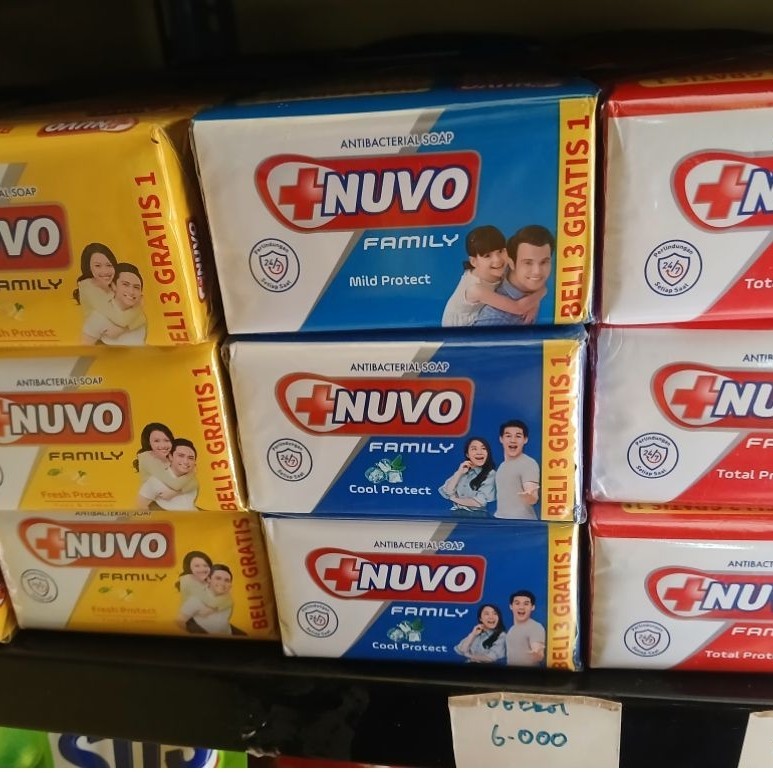 Nuvo Batang Jumbo 4×100gram Sabun Mandi