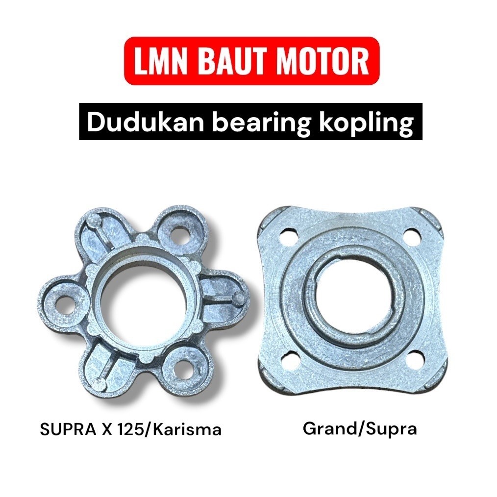 Dudukan Laher kopling motor SupraX125/Karisma/Fitnew - Grand/Supra/Revo lama