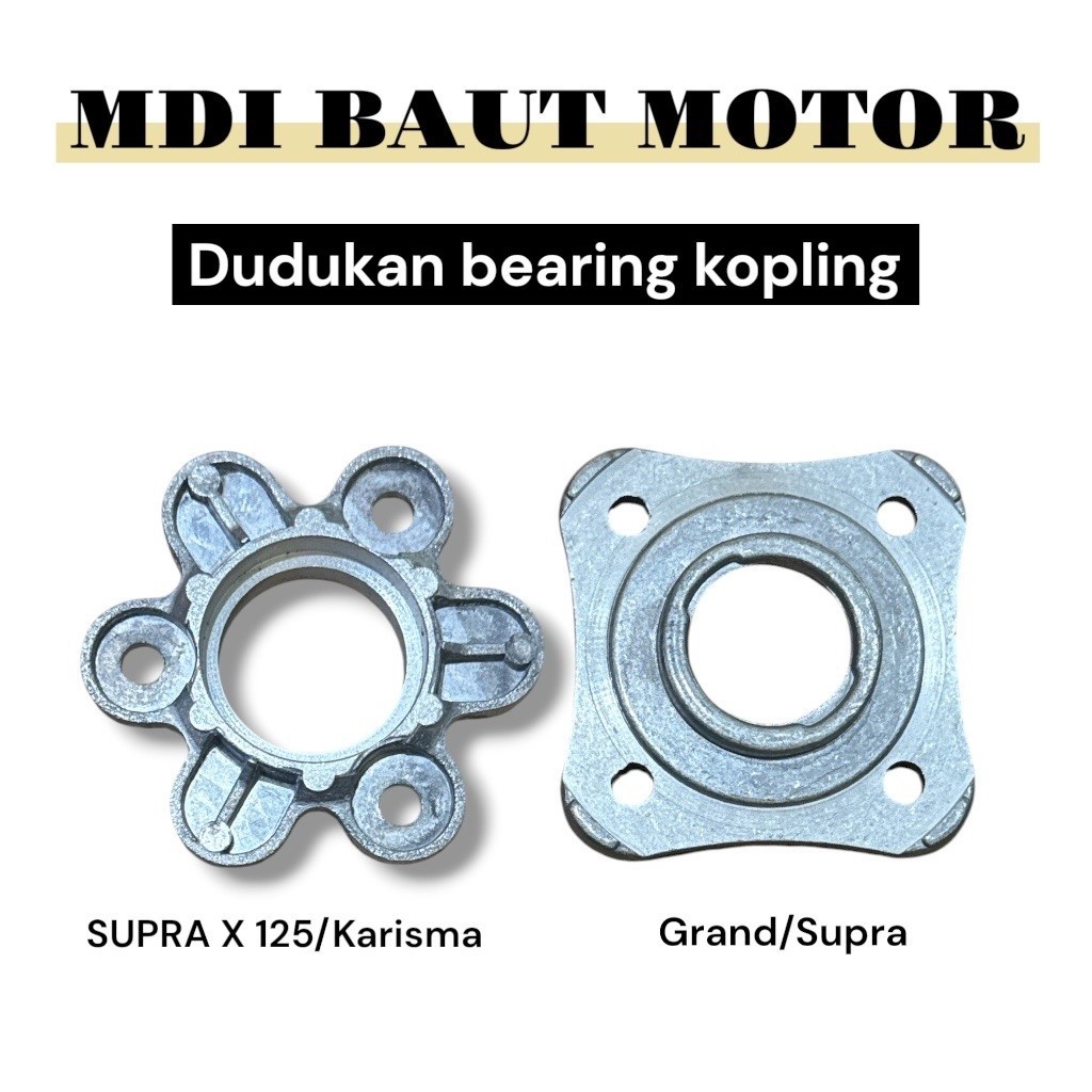 Dudukan bearing laher kopling motor SupraX125/Karisma/Fitnew - Grand/Supra/Revo lama