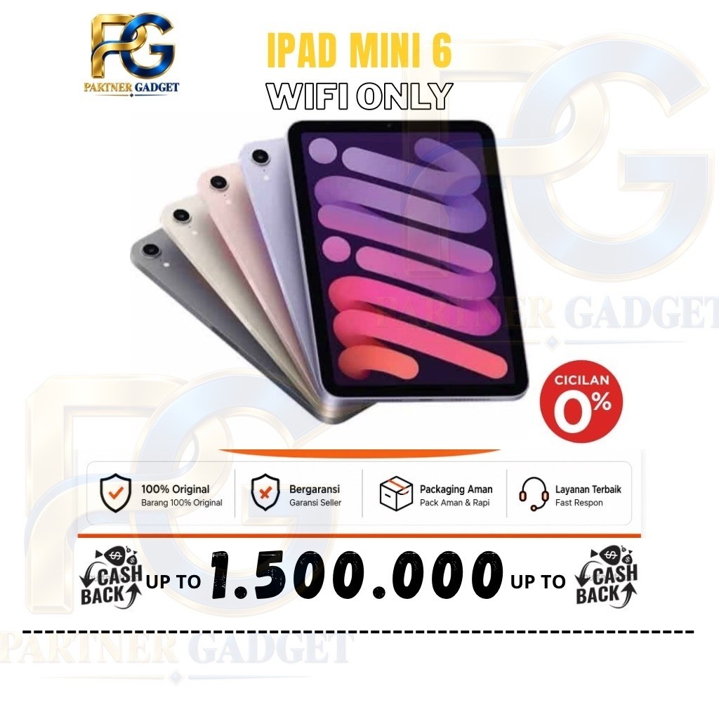 iPad Mini 6 WiFi Only 64GB - Second - RESMI