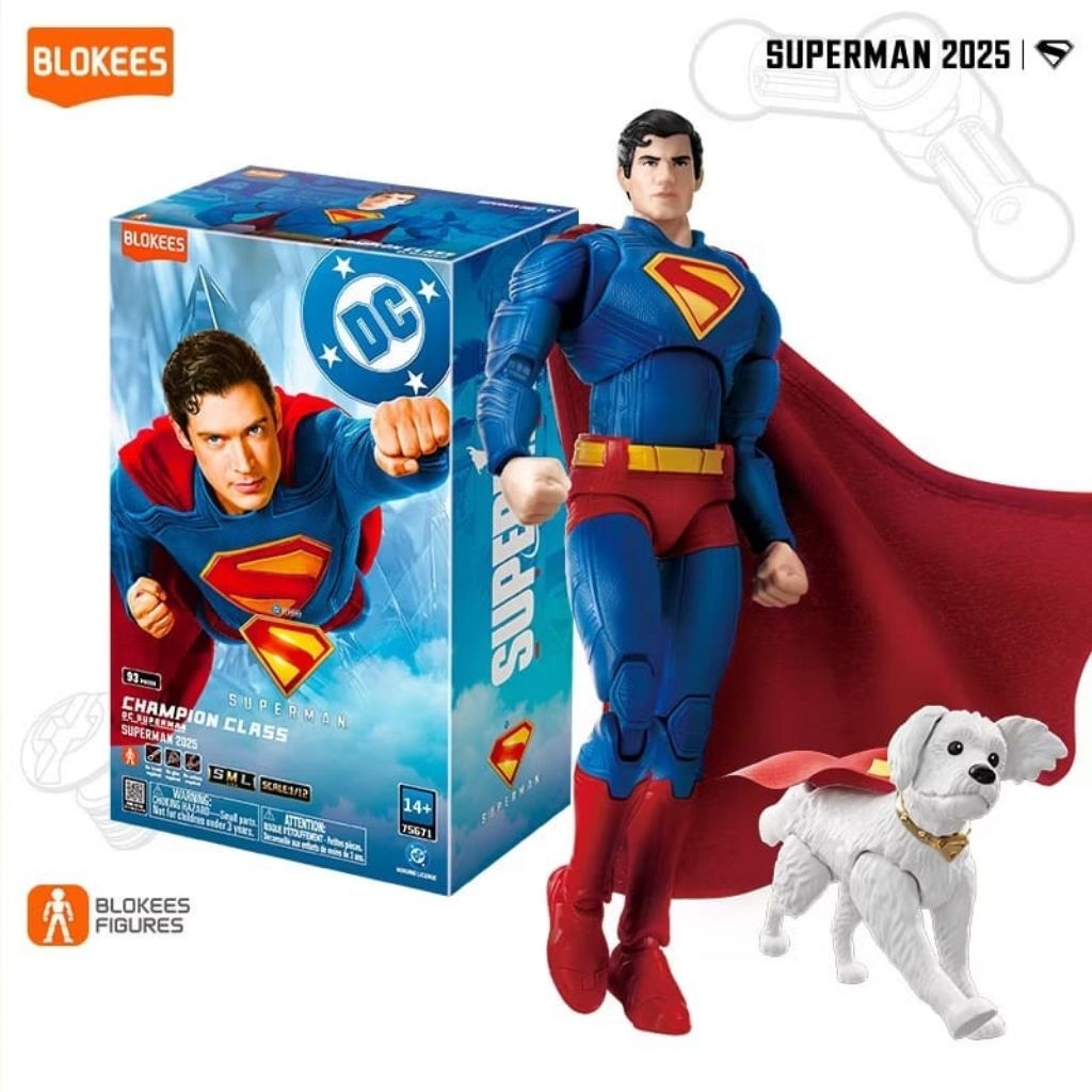 Blokees Superman DC Champion Class | Mainan Action Figure Original