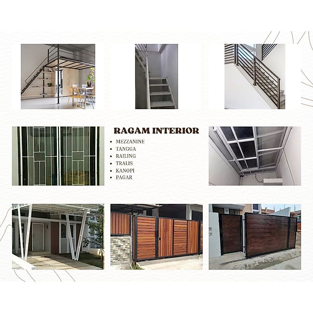 TEMPAT TIDUR MEZZANINE | MEZZANINE CUSTOME | TANGGA BESI | TANGGA CUSTOME | RAILING | TRALIS | KANOP