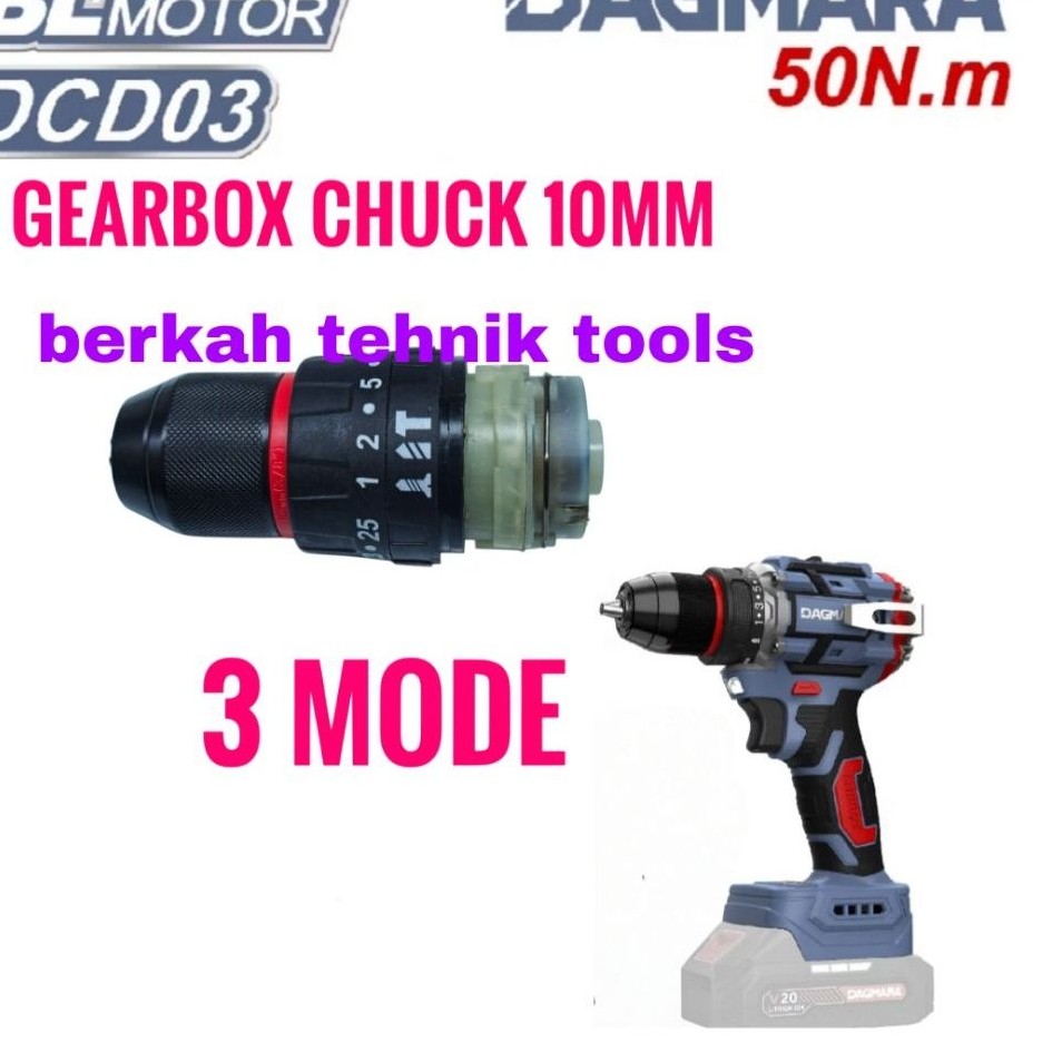 GEARBOX CHUCK DAGMARA 10MILI 3 MODE GEARBOX CHUCK DAGMARA 3MODE DAGMARA