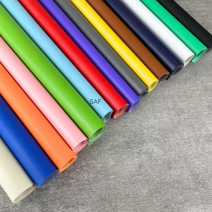 DF181 >> SAF 5 background foto Kulit Sintetis Doff warna polos uk 50 x 70cm l Waterproof Anti Air | 