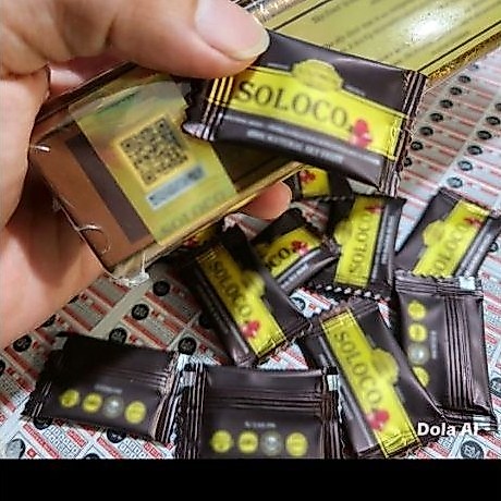 Dark Candy CHOCOLATE SOLOCO Harga 1 pcs