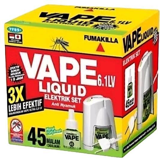 Fumakilla Vape 1 Set Alat+Reffil - Anti Nyamuk Elektrik, Alat Anti Nyamuk Elektrik - FullSet Alat & 