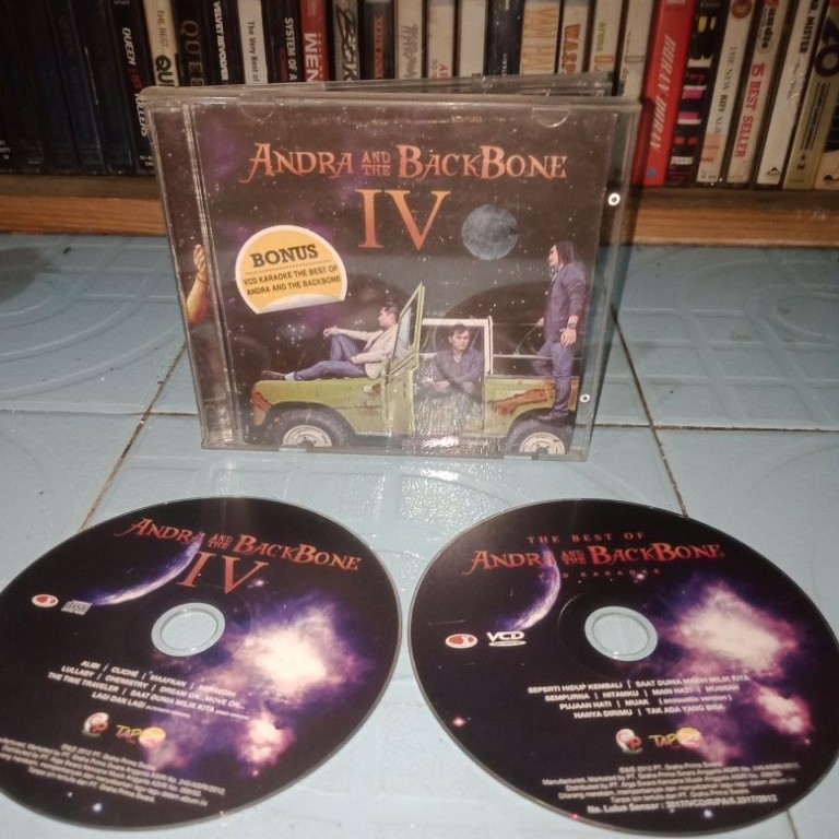CD Andra and the Backbone IV The Best of Andra and the Backbone Bonus VCD Karaoke