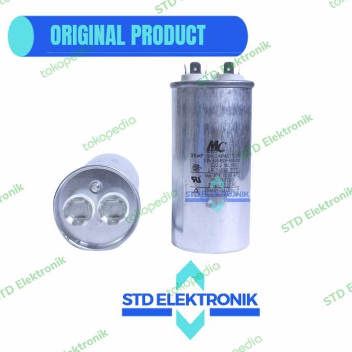 DE123 - Kapasitor - Capasitor AC 1,5 PK 35 uf MC untuk AC samsung, Panasonic