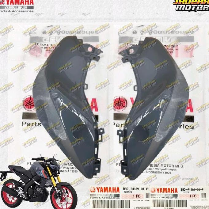 TERBARU - COVER SIDE COVER TANGKI YAMAHA MT15 MT 15  KANAN KIRI B8D-F4129-00 B8D-F4139-00 ORIGINAL Y